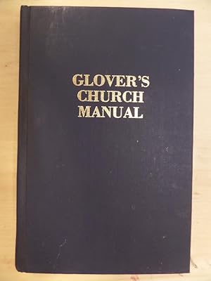 Seller image for Glover's Church Manual for sale by Archives Books inc.