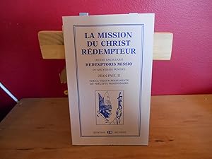 LA MISSION DU CHRIST REDEMPPTEUR LETTRE ENCYCLIQUE