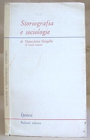 Seller image for Storiografia E Sociologie for sale by Eastleach Books