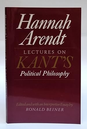 Bild des Verkufers fr Lectures on Kant's Political Philosophy. Edited and with an Interpretive Essay by Ronald Beiner. zum Verkauf von Der Buchfreund