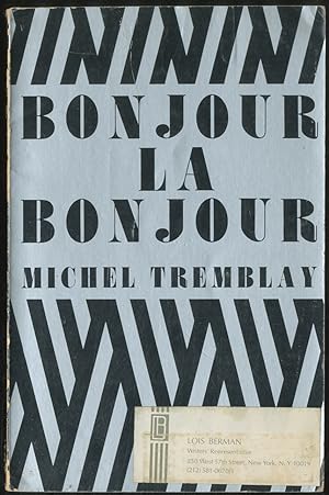 Seller image for Bonjour La Bonjour for sale by Between the Covers-Rare Books, Inc. ABAA