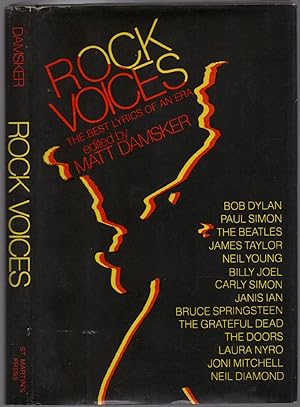 Imagen del vendedor de Rock Voices: The Best Lyrics of an Era a la venta por Between the Covers-Rare Books, Inc. ABAA