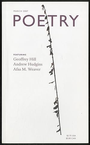 Imagen del vendedor de Poetry: March 2007, Volume 189, Number 6 a la venta por Between the Covers-Rare Books, Inc. ABAA