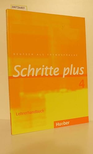 Seller image for Schritte plus Teil: 4 - Lehrerhandbuch for sale by ralfs-buecherkiste