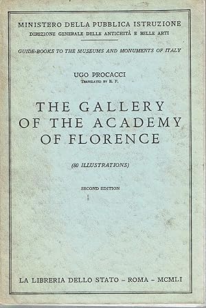 Imagen del vendedor de The Gallery of the Academy of Florence a la venta por Mike's Library LLC