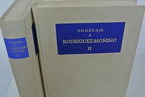 Homenaje a Rodriguez-Monino. (2 Bde / 2 vol. set) Estudios de erudicion que le ofrecen sus amigos...