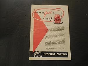 Gaco N-700 Neoprene Advertisement Unknown Date Gates Engineering Co