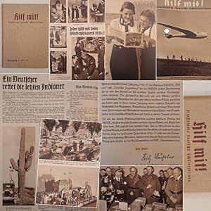 Seller image for Hilf mit! Illustrierte deutsche Schlerzeitung, 4.Jahrgang: Oktober 1936 - September 1937 Dieses Buch wird von uns nur zur staatsbrgerlichen Aufklrung und zur Abwehr verfassungswidriger Bestrebungen angeboten (86 StGB) for sale by Galerie fr gegenstndliche Kunst