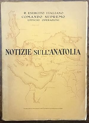 Imagen del vendedor de Notizie sull'Anatolia a la venta por Libreria Il Morto da Feltre