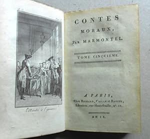 Bild des Verkufers fr Contes moraux, par Marmontel. Tome cinquime (fnfter Band). zum Verkauf von Versandantiquariat Ruland & Raetzer