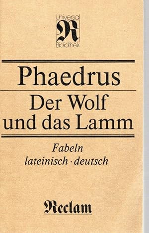 Bild des Verkufers fr Der Wolf und das Lamm. Fabeln, lateinisch und deutsch zum Verkauf von Antiquariat Jterbook, Inh. H. Schulze