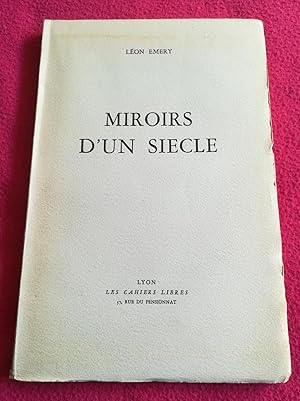 Seller image for MIROIRS D'UN SIECLE for sale by LE BOUQUINISTE