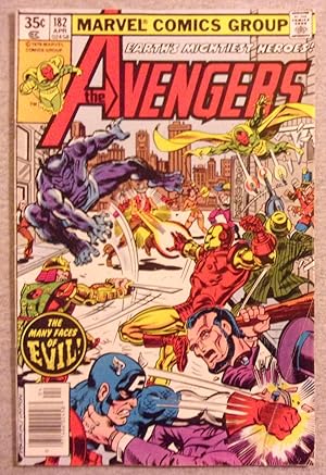 Imagen del vendedor de The Avengers, Volume 1, Number 182, April 1979 a la venta por Book Nook