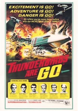 Thunderbirds Are Go Gerry Anderson Rare Postcard
