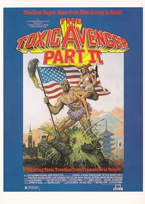 The Toxic Avenger Part 2 Horror B Movie Spanish Troma Poster Postcard