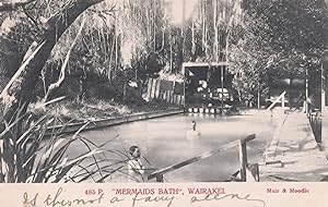 Wairakei Mermaids Bath Invalid Swimmers Rudyard Kipling New Zealand Antique Postcard