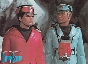 Captain Scarlet & Blue Gerry Anderson TV Show Rare Postcard