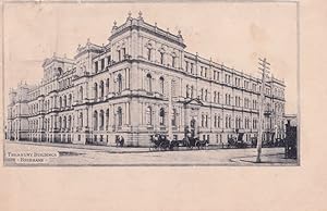 Treasury Buildings Brisbane Australia Antique Artist Rare Postcard