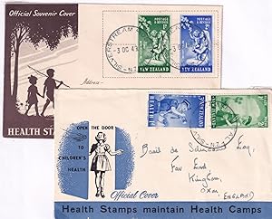 Silverstream Hospital New Zealand WW2 Health Stamps 3x FDC Postmark s