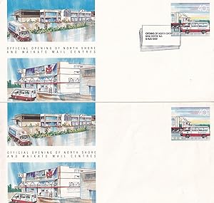Bild des Verkufers fr Opening Of Waikato Post Offices Mail Centre s New Zealand 2x FDC Cover s zum Verkauf von Postcard Finder