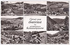 Bild des Verkufers fr AK Gru aus Oberried im sdlichen Schwarzwald Mehrbildkarte wohl 1960er Jahre gelaufen zum Verkauf von GAENSAN Versandantiquariat