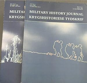 Imagen del vendedor de Military History Journal / Krygshistoriese Tydskrif. Volume 7 No. 1 & 2. June & December 1986. 2 volumes a la venta por Chapter 1