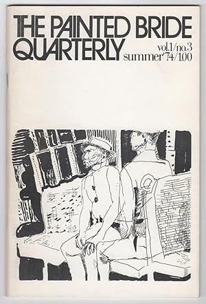 Bild des Verkufers fr The Painted Bride Quarterly, Volume 1, Number 3 (Summer 1974) zum Verkauf von Philip Smith, Bookseller