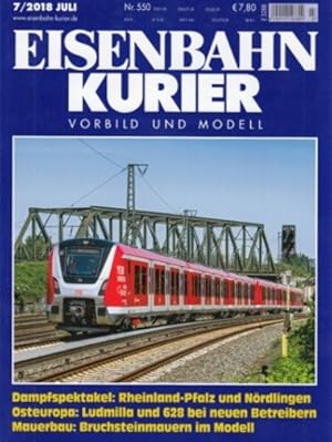 Immagine del venditore per Eisenbahn Kurier. Vorbild und Modell. 53. Jahrgang. 7/2018, Juli. Nummer 550. venduto da Antiquariat an der Nikolaikirche