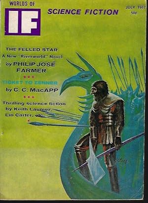 Image du vendeur pour IF Worlds of Science Fiction: July 1967 ("Spaceman") mis en vente par Books from the Crypt