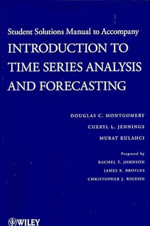 Bild des Verkufers fr Introduction to Time Series Analysis and Forecasting zum Verkauf von GreatBookPrices