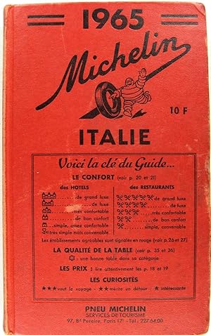 Guide Michelin Italie.