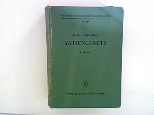 Gesetz über Aktiengesellschaften und Kommanditgesellschaften auf Aktien (Aktiengesetz). Guttentag...