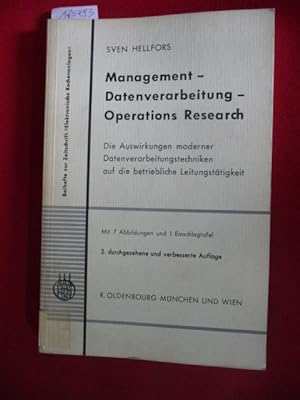 Elektronische Rechenanlagen - Teil: Beiheft. Band. 15., Management, Datenverarbeitung, operations...