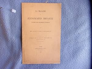 Seller image for La maladie de Jean-Jacques Rousseau for sale by arobase livres