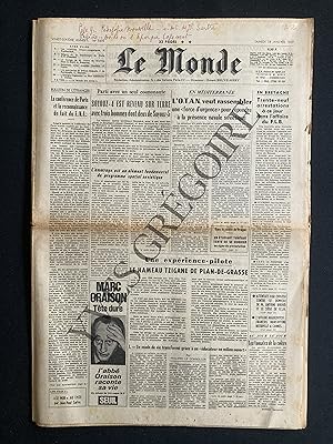 LE MONDE-N°7470-SAMEDI 18 JANVIER 1969-JEAN PAUL SARTRE