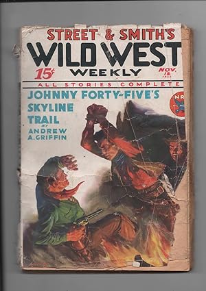 Street & Smith's Wild West Weekly, Vol. 80, No. 4, November 18, 1933