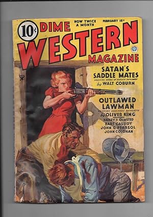 Imagen del vendedor de Dime Western Magazine, Vol. IX, No. 1, February 15th, 1935 a la venta por Voyageur Book Shop
