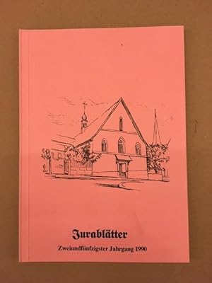 Bild des Verkufers fr Jurabltter. Monatsschrift fr Heimat- und Volkskunde. 52. Jahrgang 1990 zum Verkauf von Genossenschaft Poete-Nscht