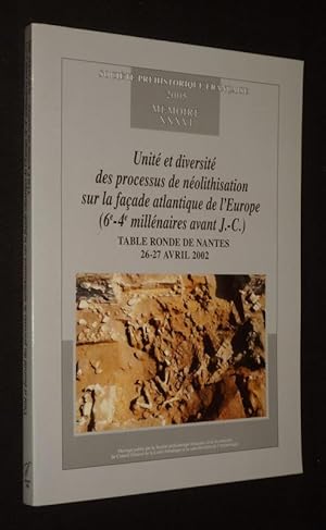 Bild des Verkufers fr Unit et diversit des processus de nolithisation sur la faade atlantique zum Verkauf von Abraxas-libris