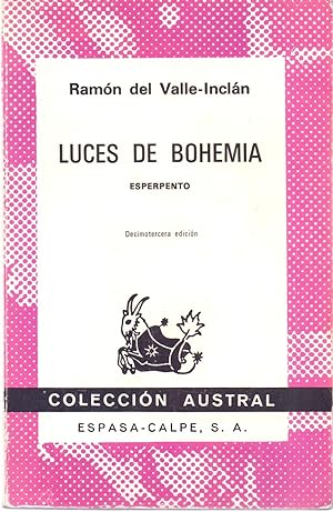 Image du vendeur pour LUCES DE BOHEMIA - ESPERPENTO - mis en vente par Libreria 7 Soles