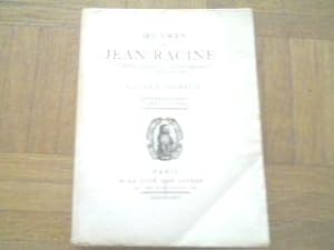 Seller image for Oeuvres de Jean Racine tome 3 for sale by Des livres et nous