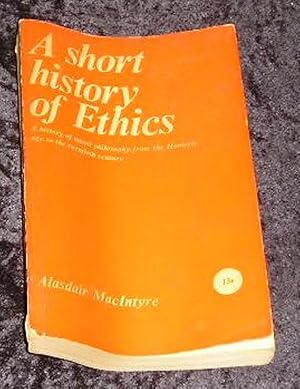 Seller image for A Short History of Ethics for sale by Yare Books