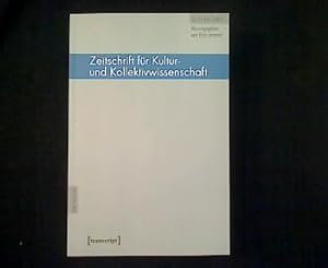 Bild des Verkufers fr Zeitschrift fr Kultur- und Kollektivwissenschaft. Jahrgang 1, Heft 1. 2015. zum Verkauf von Antiquariat Matthias Drummer