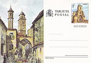 Imagen del vendedor de POSTAL B12423: TARJETA POSTAL CORREOS de la Semana Santa en Hellin a la venta por EL BOLETIN