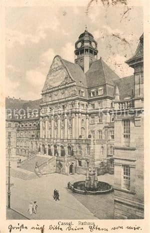 Image du vendeur pour Postkarte Carte Postale 43099495 Alt Kassel Rathaus Brunnen Bettenhausen mis en vente par Versandhandel Boeger