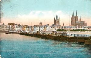 Postkarte Carte Postale 43120588 Coeln Rhein Panorama Koeln Dellbrueck 905