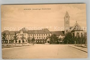 Postkarte Carte Postale 43148261 Schwabing Muenchen Krankenhaus Schwabing