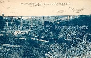 Bild des Verkufers fr Postkarte Carte Postale 13139859 Busseau d Ahun Le Pont du Chemin de fer et la Vallee de la Creuse Cress zum Verkauf von Versandhandel Boeger
