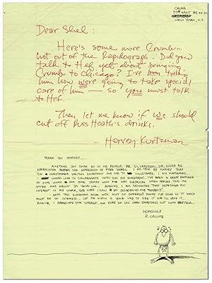 AUTOGRAPH LETTER, SIGNED, TO SHEL SILVERSTEIN