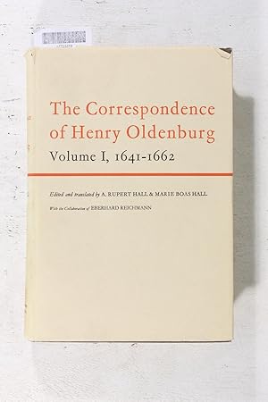 Bild des Verkufers fr The Correspondence of Henry Oldenburg: 1641 to 1673 (9 vols.) zum Verkauf von Jeffrey Blake